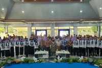 Foto Bersama usai acara pembukaan Jambore Ajang Kreativitas dan Apresiasi Duta Generasi Berencana (GenRe) Tahun 2026 di Gedung Balairung Tuntung Pandang, Pelaihari, Selasa (04/08/2026).