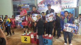 Tim Voli Tanah Bumbu meraih dua gelar juara 1 kategori umum putra dan putri pada Kejurprov Voli Indoor 2026 di Kotabaru.