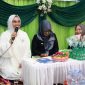 Bunda PAUD Kabupaten Tanah Bumbu Andi Irmayani Rudi Latif saat menghadiri Peringatan Maulid Nabi Muhammad SAW di TK RA Darul Azhar, Kecamatan Simpang Empat, Kamis (03/09/2026).