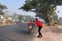 Palang Merah Indonesia (PMI) Kabupaten Banjar menggelar aksi penanggulangan dampak kabut asap pada Sabtu, 5 September 2026