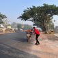 Palang Merah Indonesia (PMI) Kabupaten Banjar menggelar aksi penanggulangan dampak kabut asap pada Sabtu, 5 September 2026