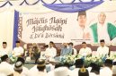 Bupati Tanah Bumbu Andi Rudi Latif mengikuti istighosah dan doa bersama untuk memohon keselamatan serta kemudahan menghadapi musim kemarau dan potensi karhutla di Ruang Terbuka Depan Masjid Al-Falah, Desa Gunung Antasari, Kamis (10/9/2026).