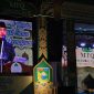 Bupati Tanah Laut, H. Rahmat Trianto, saat menyampaikan sambutan sekaligus membuka secara resmi ajang Musabaqah Tilawatil Quran (MTQ) Nasional ke-48 tingkat Kabupaten Tanah Laut.