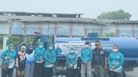 TP PKK Provinsi Kalimantan Selatan bergerak cepat menyalurkan air bersih kepada warga di sejumlah wilayah Kota Banjarmasin