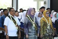Suasana peringatan Hari Anak Nasional (HAN) ke-42 di Balairung Tuntung Pandang yang dihadiri oleh Wakil Bupati Tala, H. M. Zazuli | Foto : Diskominfostasan Tala