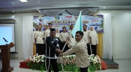 Suasana proses pelantikan Pengurus National Paralympic Committee Indonesia (NPCI) Kabupaten Tanah Laut periode 2026-2030 | Foto : Diskominfostasan Tala