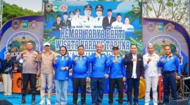 Wakil Bupati Tanah Laut, HM Zazuli, saat menghadiri kegiatan Kemah Karya Bakti Wisata (KKBW) Karang Taruna XXXVII | Foto : Istimewa