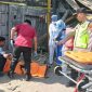 Petugas kepolisian bersama tim medis mengevakuasi korban tenggelam di Sungai Bedog, Kabupaten Bantul, Daerah Istimewa Yogyakarta, Kamis (22/10/2026)./ Istimewa