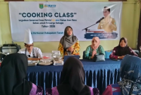 Cooking Class yang digelar Dinas Perikanan Tanah Bumbu di Aula Kantor Camat Satui, Sabtu (3/10/2026)