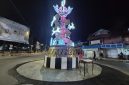 Tugu 0 KM Pelaihari yang baru saja di resmikan oleh Bupati Tanah Laut, H. Rahmat Trianto (Foto : Istimewa)