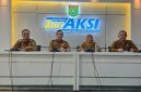 Sekda Tanah Bumbu Yulian Herawati melaunching Dashboard Aksi SIMPATI sebagai inovasi pengelolaan sampah terintegrasi dan berbasis data, Senin (28/9/2026).