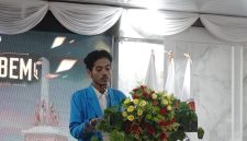 Ketua BEM Universitas Sapta Mandiri menyampaikan kanda Abdullah memberikan apresiasi terhadap pelaksanaan agenda Young Leader Academy
