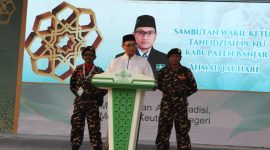 Pengurus Cabang Nahdlatul Ulama (PCNU) Kabupaten Banjar menegaskan pentingnya menjaga semangat perjuangan ulama dan santri
