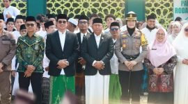 GP Ansor bersama Banser Kabupaten Barito Kuala menunjukkan komitmennya dalam mendukung kegiatan keagamaan dan agenda pemerintahan daerah