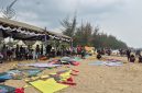 Suasana perhelatan Festival Layang-Layang 2026 sekaligus galang dana di Pantai Batakan Baru | Foto : Istimewa