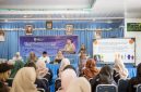 Peserta Sekolah Pangan mengikuti pelatihan pengolahan ikan menjadi berbagai menu bergizi di Aula Kecamatan Kuranji, Tanah Bumbu.